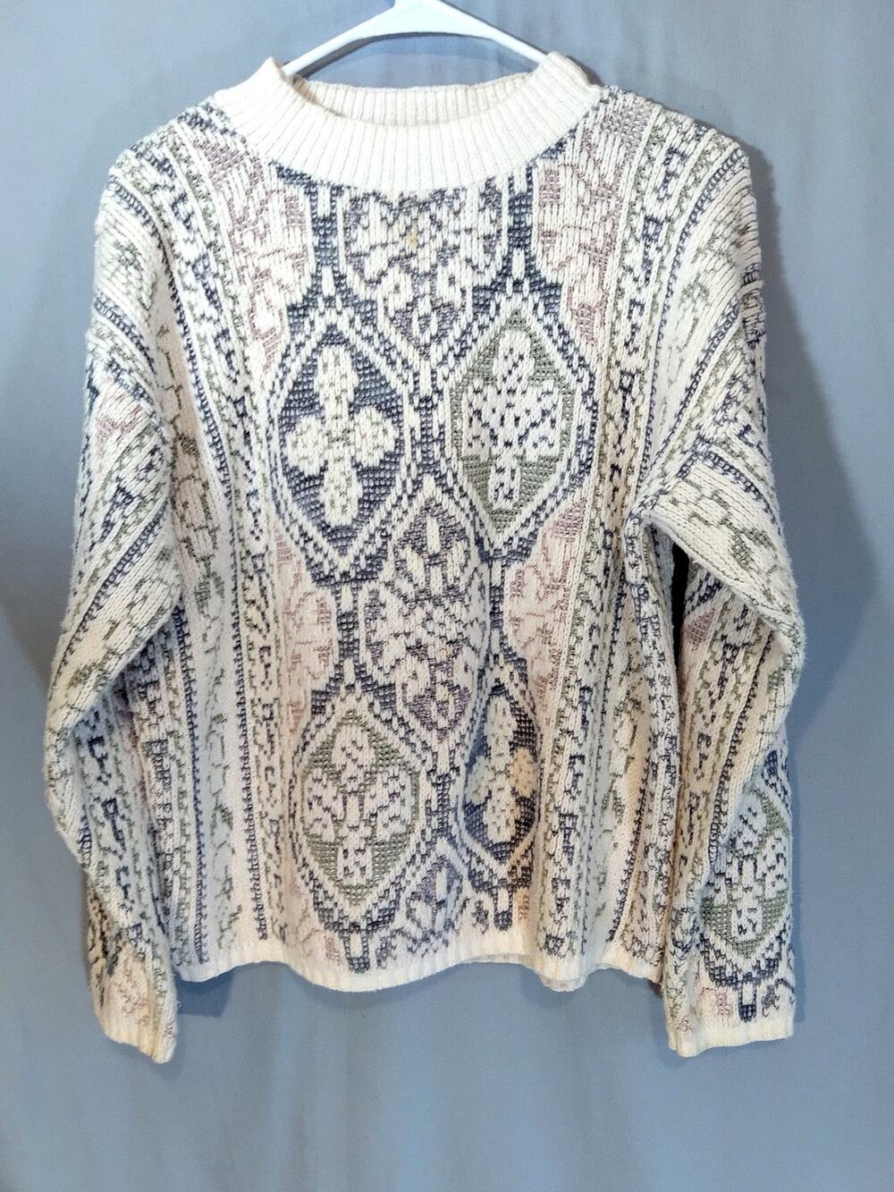 Across America by Knit Maven Vintage 80s Sweater